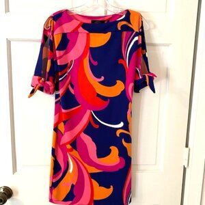 TRINA TURK floral jersey shift dress